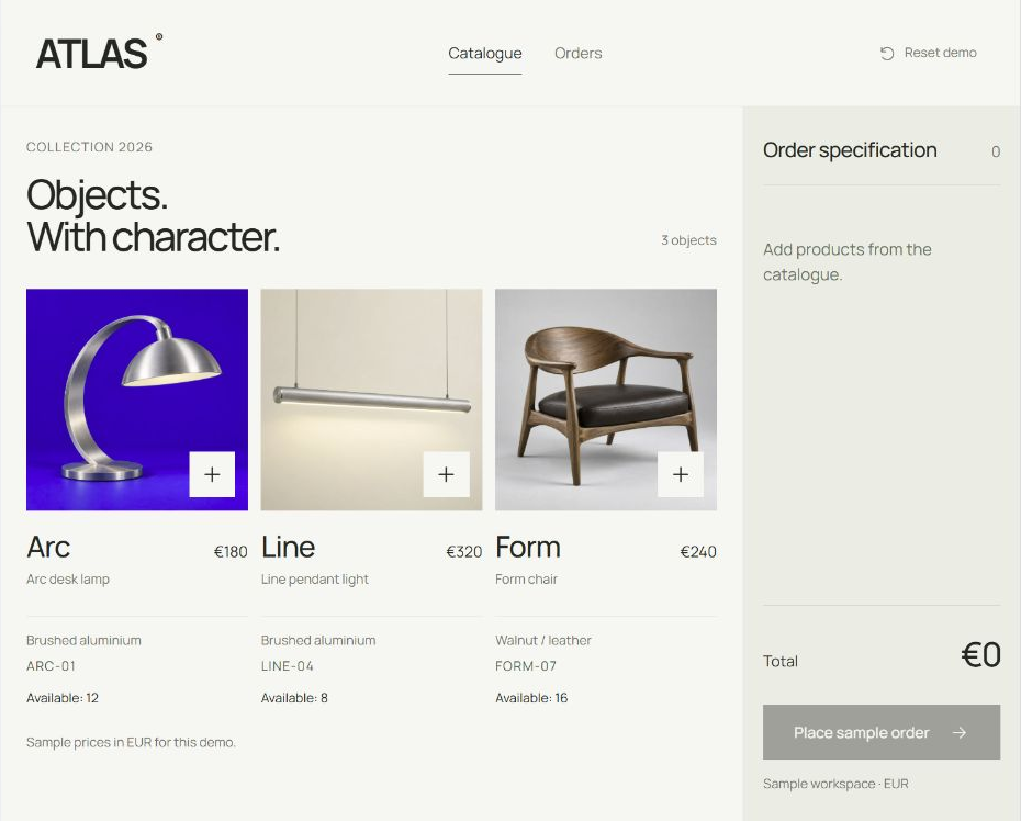 Atlas — Interactive demo